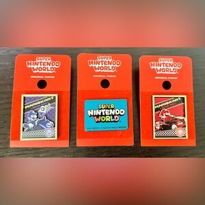 Super Nintendo World Pins Set